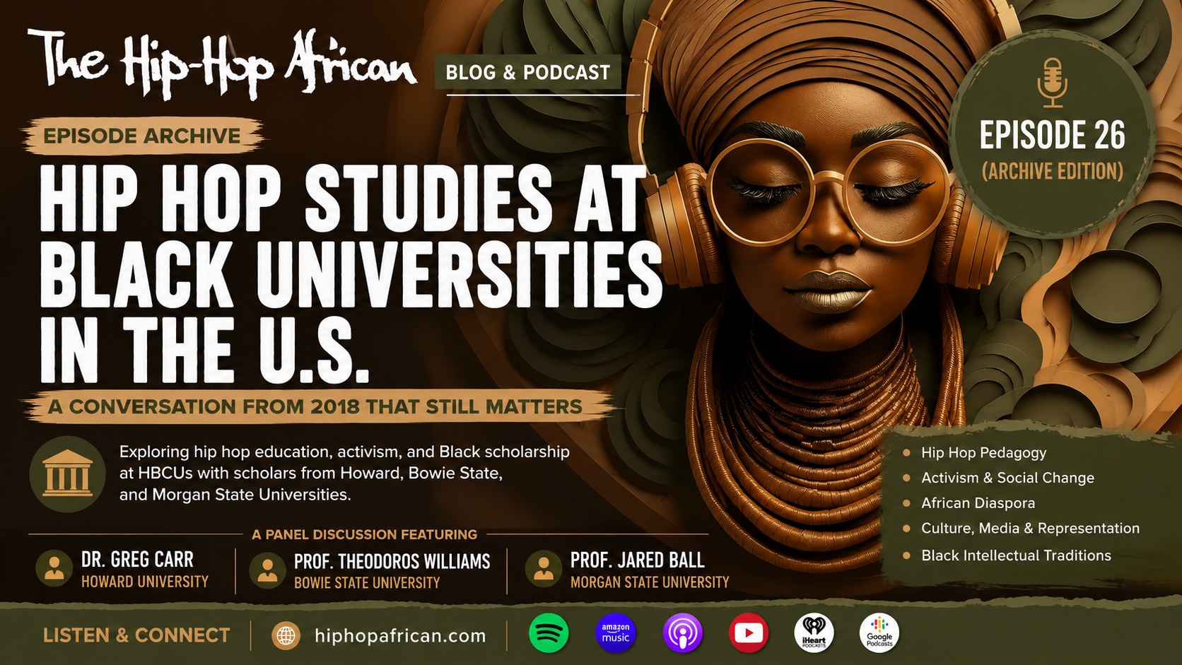 Ep. 108: Hip Hop Studies at HBCUs (Archive Edition)
